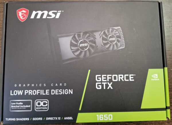MSI GeForce GTX 1650 4GB GDDR5