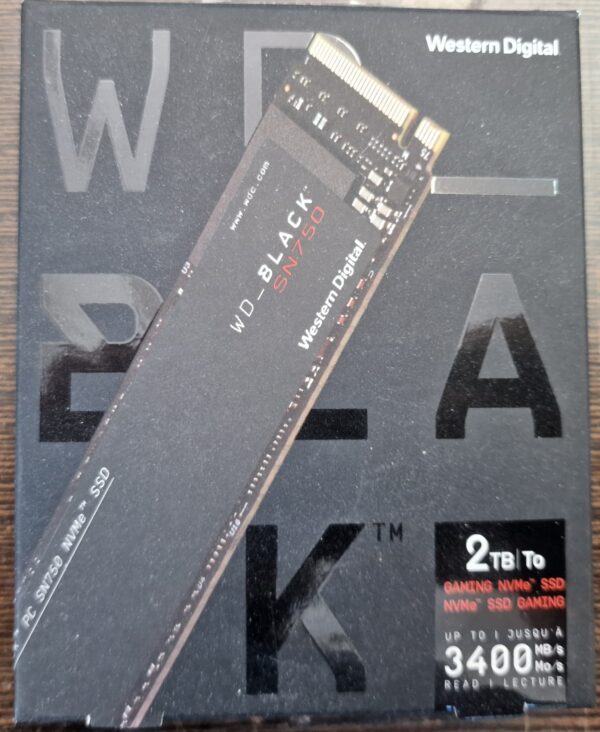 Western Digital SN750 SSD 2TB M.2 NVMe PCI Express 3.0